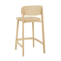 GlobeWest Miles Barstool - Satin Oak