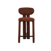 GlobeWest Pedro Barstool - Rosewood - Matt Bronze