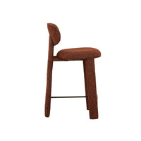 GlobeWest Pedro Barstool - Rosewood - Matt Bronze