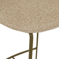 GlobeWest Piccolo Barstool - Fawn Speckle - Matt Olive, styled in a room setting