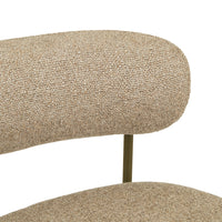 GlobeWest Piccolo Barstool - Fawn Speckle - Matt Olive, styled in a room setting