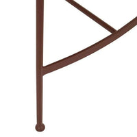 Globe West Dining Chairs GlobeWest Piccolo Barstool - Vintage Matt Dark Brown PU - Matt Syrah