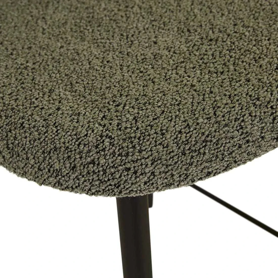 Globe West Bar Stools GlobeWest Sophia Barstool - Oregano - Black Metal