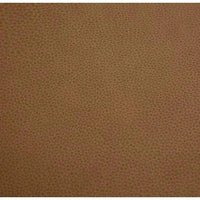 Close-up of pecan semi-aniline leather upholstery for Tolv Inlay Barstool light oak frame
