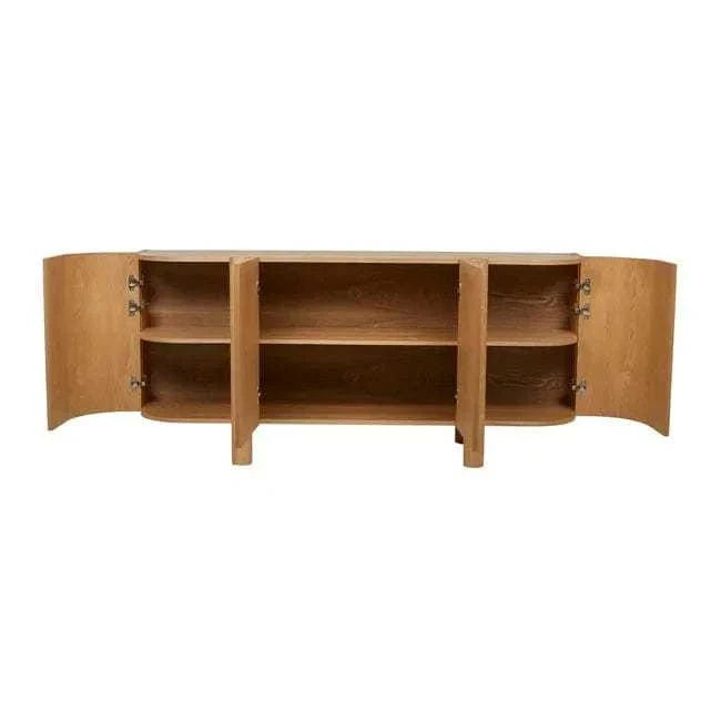 Globe West Cabinets Globe West Artie Buffet, Natural Ash