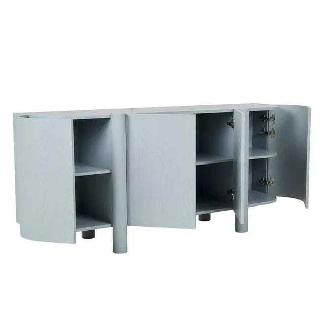 Globe West Cabinets Globe West Artie Buffet, Powder Blue