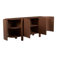 Globe West Cabinets Globe West Artie Buffet, Washed Terracotta