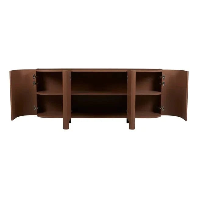 Globe West Cabinets Globe West Artie Buffet, Washed Terracotta