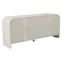 Globe West Buffet GlobeWest Chloe Channel Buffet - Bone