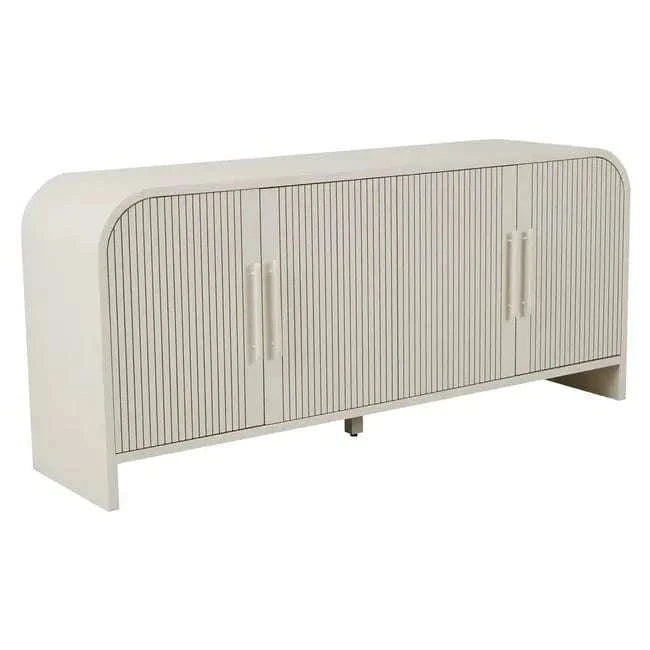 Globe West Buffet GlobeWest Chloe Channel Buffet - Bone