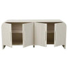 Globe West Buffet GlobeWest Chloe Channel Buffet - Bone