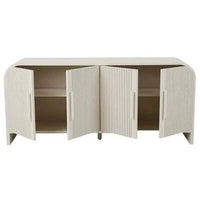 Globe West Buffet GlobeWest Chloe Channel Buffet - Bone