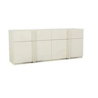 Globe West Cabinets Kin 2 Drawer 4 Door Buffet-Natural Ash - Shell