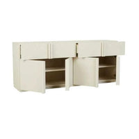 Globe West Cabinets Kin 2 Drawer 4 Door Buffet-Natural Ash - Shell