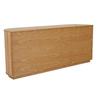 Globe West Cabinets Globe West Oberon Crescent Buffet, Natural Ash