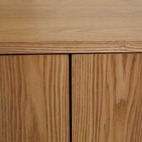 Globe West Cabinets Globe West Oberon Crescent Buffet, Natural Ash