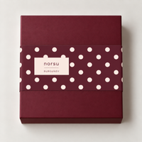 norsu STUDIO Christmas Ceramic Bow Ornament, Burgundy