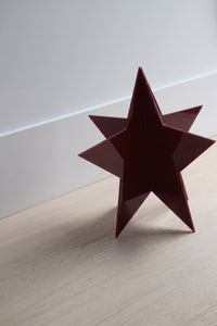 norsu STUDIO Standing Star Table Decoration - Burgundy (Various Sizes)