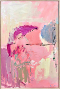 Shining Outward vibrant abstract canvas art print by Prudence Demarchi - original artwork