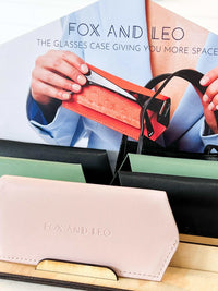 Fox and Leo Sunglasses Fox and Leo Glasses Case, Blush