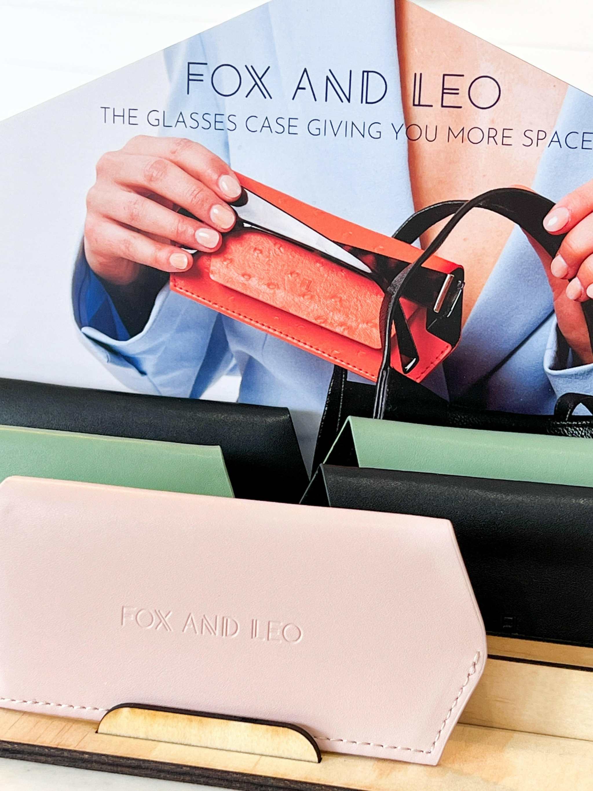 Fox and Leo Sunglasses Fox and Leo Glasses Case, Blush