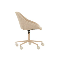 GlobeWest Cooper Office Chair - Cedar - Matt Sand, styled in a room setting