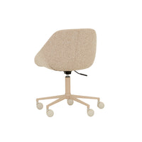 GlobeWest Cooper Office Chair - Cedar - Matt Sand, styled in a room setting