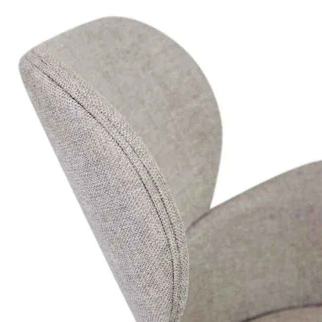 Globe West Desk Chairs GlobeWest Edwin Spider Leg Office Chair - Winter Grey, White