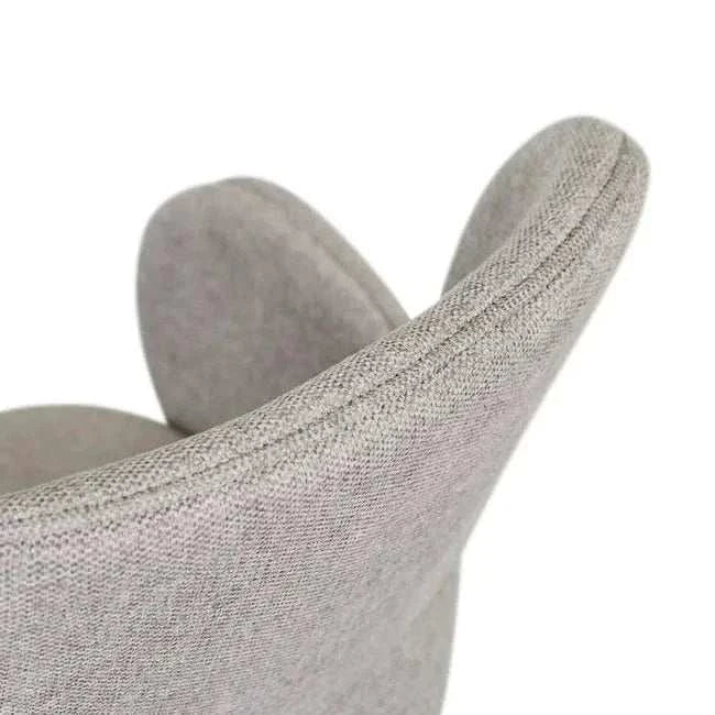 Globe West Desk Chairs GlobeWest Edwin Spider Leg Office Chair - Winter Grey, White