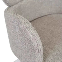 Globe West Desk Chairs GlobeWest Edwin Spider Leg Office Chair - Winter Grey, White