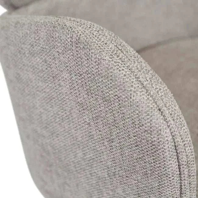 Globe West Desk Chairs GlobeWest Edwin Spider Leg Office Chair - Winter Grey, White