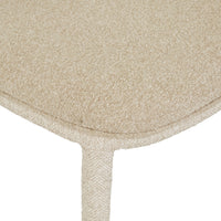 GlobeWest Estelle Dining Chair - Ecru Wheat/Whisper