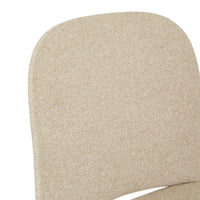 GlobeWest Estelle Dining Chair - Ecru Wheat/Whisper