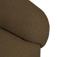 GlobeWest Flo Occasional Chair - Deep Olive - Natural Ash