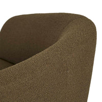 GlobeWest Flo Occasional Chair - Deep Olive - Natural Ash