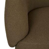 GlobeWest Flo Occasional Chair - Deep Olive - Natural Ash