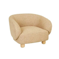 Globe West Occasional Chairs GlobeWest Flo Occasional Chair - Hay - Natural Ash