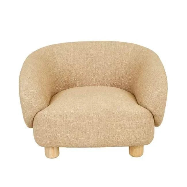 Globe West Occasional Chairs GlobeWest Flo Occasional Chair - Hay - Natural Ash