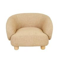 Globe West Occasional Chairs GlobeWest Flo Occasional Chair - Hay - Natural Ash