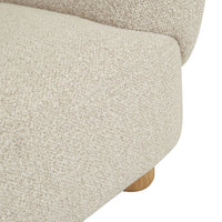 GlobeWest Flo Occasional Chair Moonbeam leg detail
