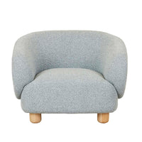 GlobeWest Flo Occasional Chair - Nimbus - Natural Ash