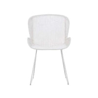 Globe West Dining Chairs Globe West Granada Butterfly Closed Weave Dining Chair, White