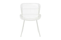 GlobeWest Granada Butterfly Dining Chair - White