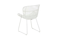 GlobeWest Granada Butterfly Dining Chair - White