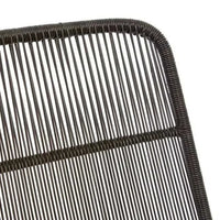 Globe West Dining Chairs Globe West Granada Sleigh Dining Chair - Liquorice