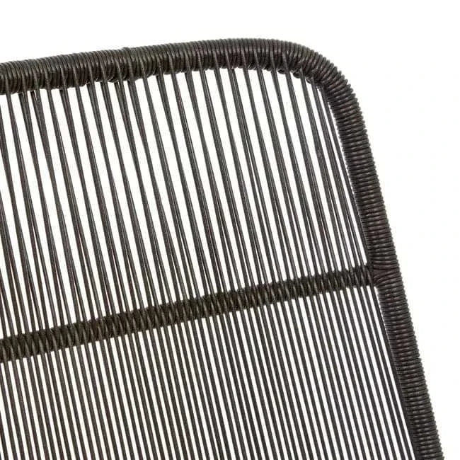 Globe West Dining Chairs Globe West Granada Sleigh Dining Chair - Liquorice