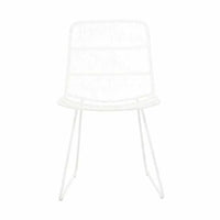 Globe West Dining Chairs Globe West Granada Sleigh Dining Chair - White