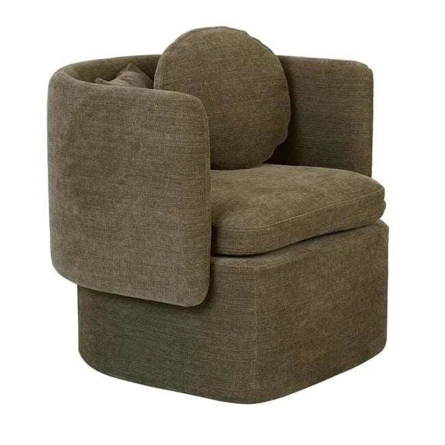 Globe West Occasional Chairs Globe West Hugo Bow Occasional Chair, Copeland Olive