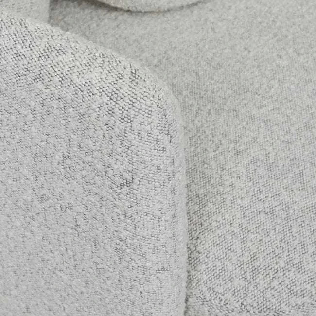 Globe West Occasional Chairs Globe West Hugo Bow Occasional Chair, Grey Speckle Boucle