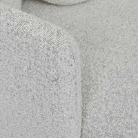 Globe West Occasional Chairs Globe West Hugo Bow Occasional Chair, Grey Speckle Boucle